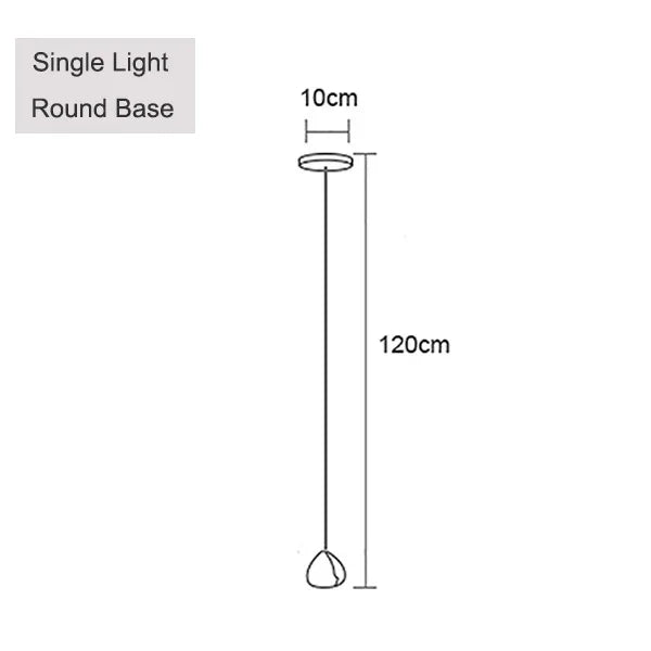 DecorBites™ Crystal Ball Chandelier: Long Adjustable Staircase Pendant Light perfect for Home & Restaurant