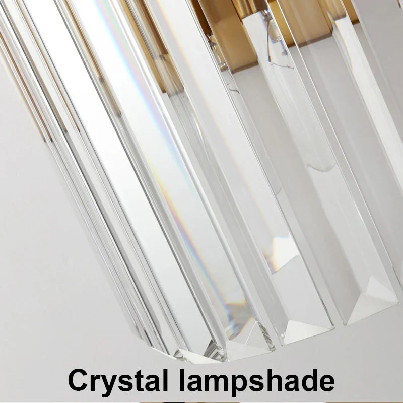 DecorBites™ Crystal Wall Light: Modern Nordic Sconces Indoor Lighting for Living Room Bedroom