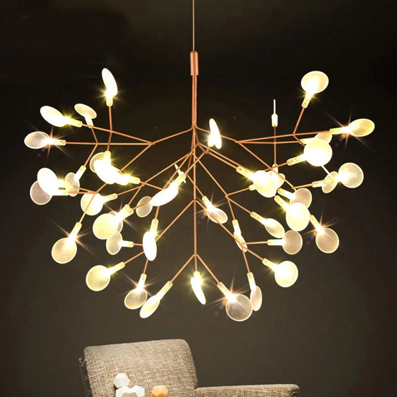 ثرية فروع LED من DecorBites™ للمطبخ وغرفة الطعام وغرفة النوم – مصباح تعليق على الطراز الاسكندنافي
