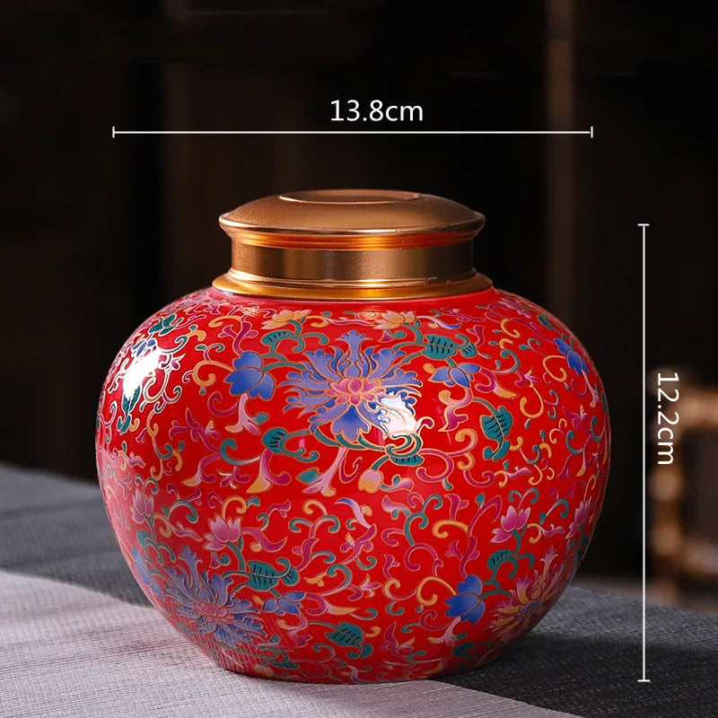 إبريق شاي مينا DecorBites™ من السيراميك - وعاء قهوة محكم الإغلاق