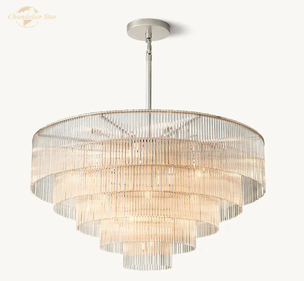 ثريا كريستال دائرية أماديو من ديكور بايتس™ LED لديكور غرف المعيشة والطعام