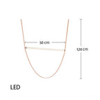 Contemporary Leather Belt Dimmable LED Pendant Light