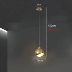 Modern Glass Globe Pendant Light