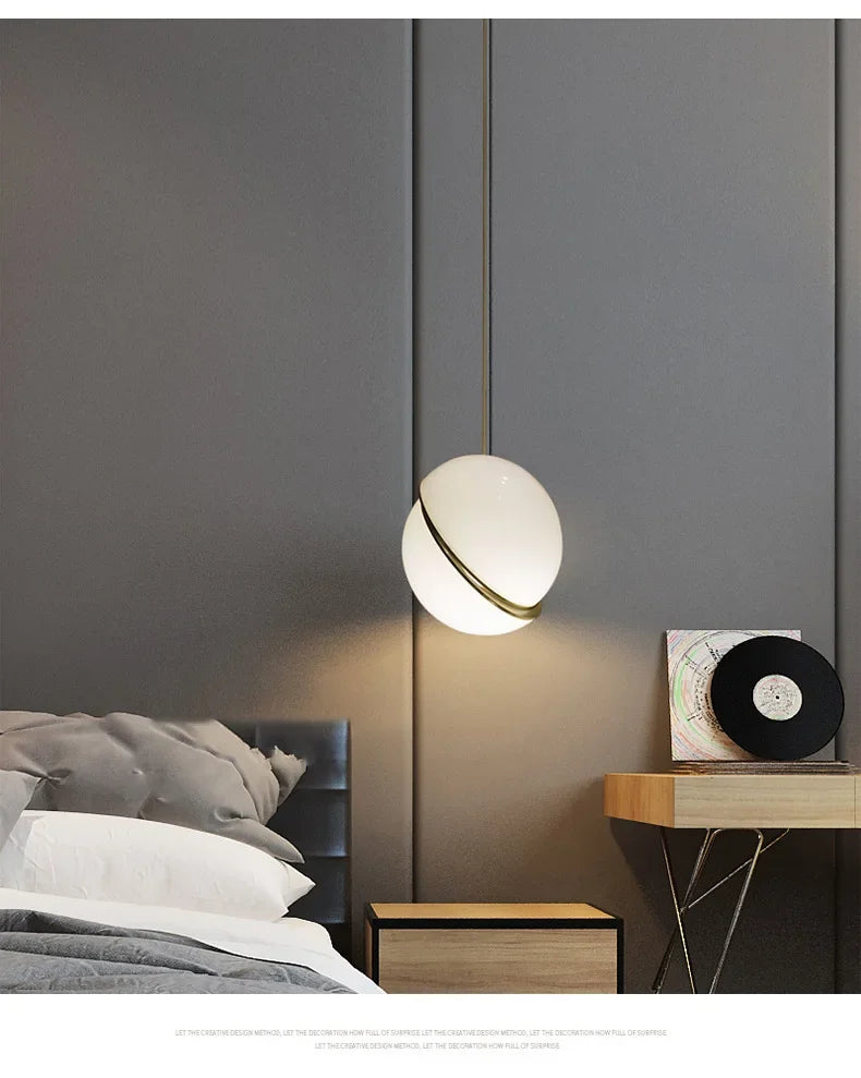 DecorBites™ Acrylic Ball Pendant Lamp: Modern Nordic Home Lighting Fixture
