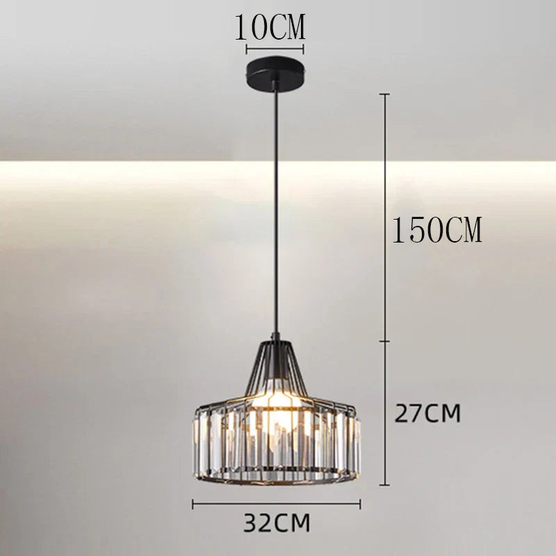 ثريا معلقة LED من DecorBites™ لديكور غرفة النوم الداخلي الأنيق