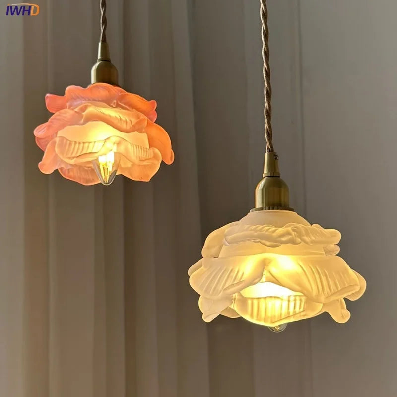 مصباح معلق LED زجاجي DecorBites™ بمفتاح لمبة - مصباح معلق عصري اسكندنافي قابل للتعديل
