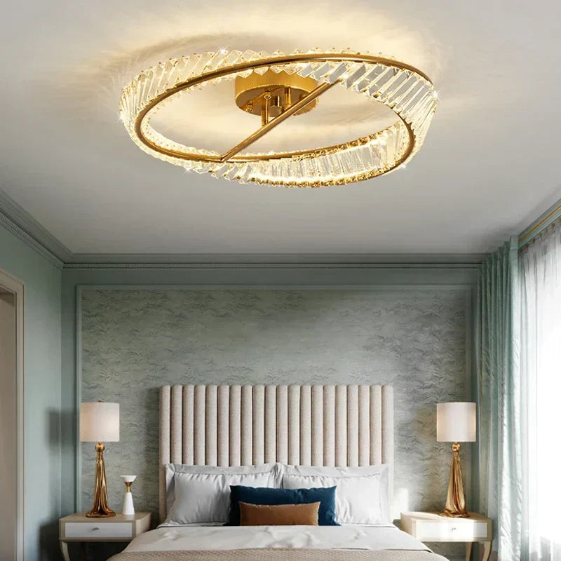 DecorBites™ Crystal LED Ceiling Lights for Modern Luxury Dining Room Decor
