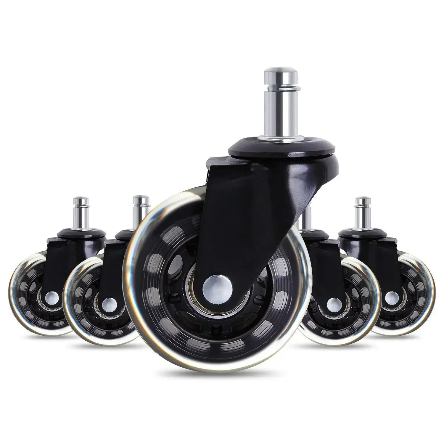 DecorBites™ 3 Inch Rotatable Heavy Duty Soft Safety Office Chair Caster Roller