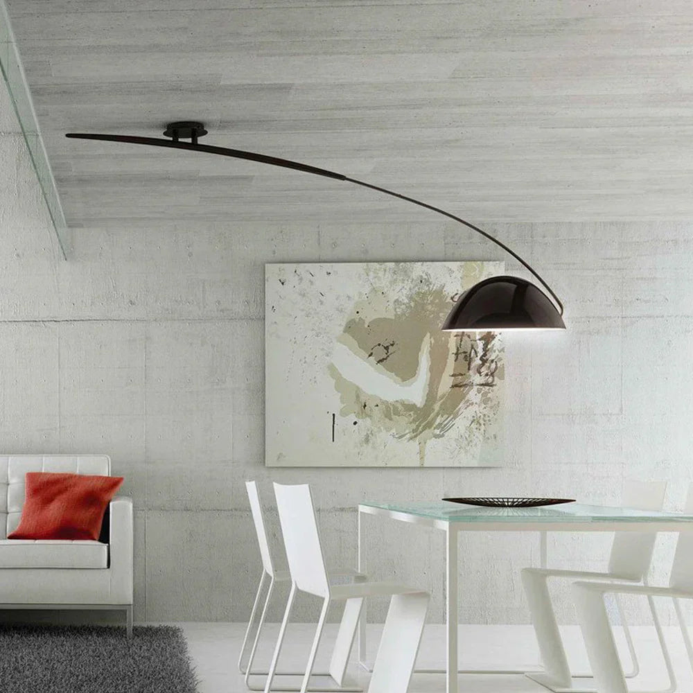 DecorBites™ Aluminum Shade Black LED Floor Lamp for Living Room & Bedroom