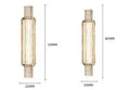 DecorBites™ Elegant Bubble LED Crystal Glass Wall Lamp Luxe Gold Bedroom Light