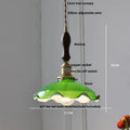 DecorBites™ Green LED Pendant Lights E27 Knob Switch Kitchen Living Room Hanging Lamps