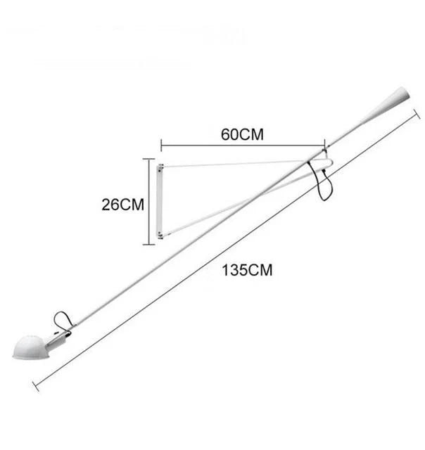 DecorBites™ Adjustable Long Arm Wall Lamp for Personalized Nordic Style