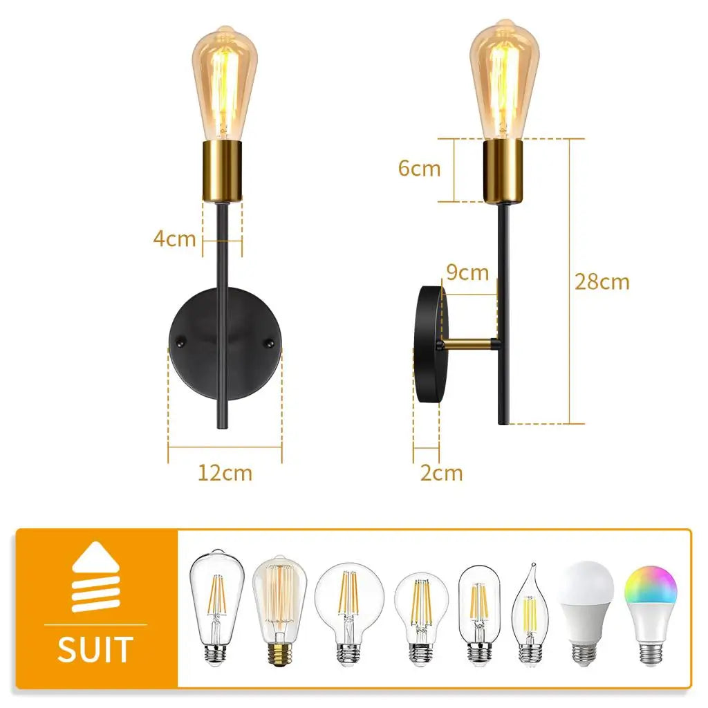ثريا سقف LED من DecorBites™: شمعدان حائط صناعي حديث لغرفة النوم وغرفة المعيشة والمطبخ