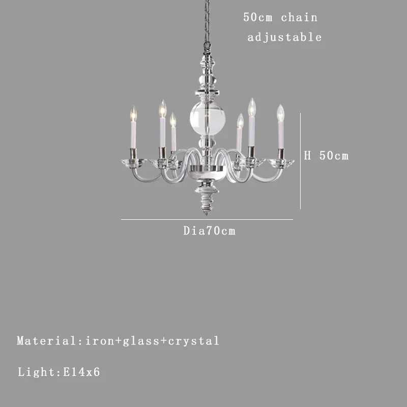 DecorBites™ Crystal Branch Chandelier | Modern Room Decor | Living & Dining Room Hanglamp