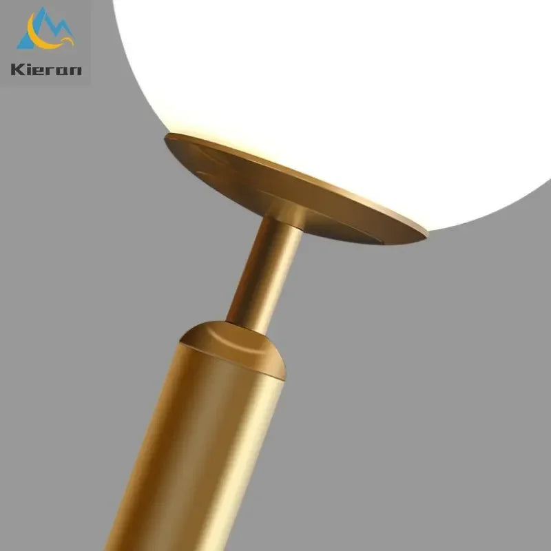 مصابيح حائط LED كروية زجاجية من ديكور بايتس™ لغرف النوم وغرف المعيشة والإضاءة الجانبية للسرير