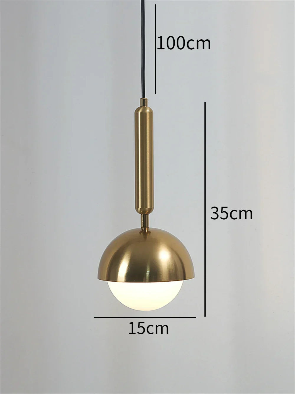 DecorBites™ Glass Ball LED Pendant Chandelier for Home Decor and Modern Lighting