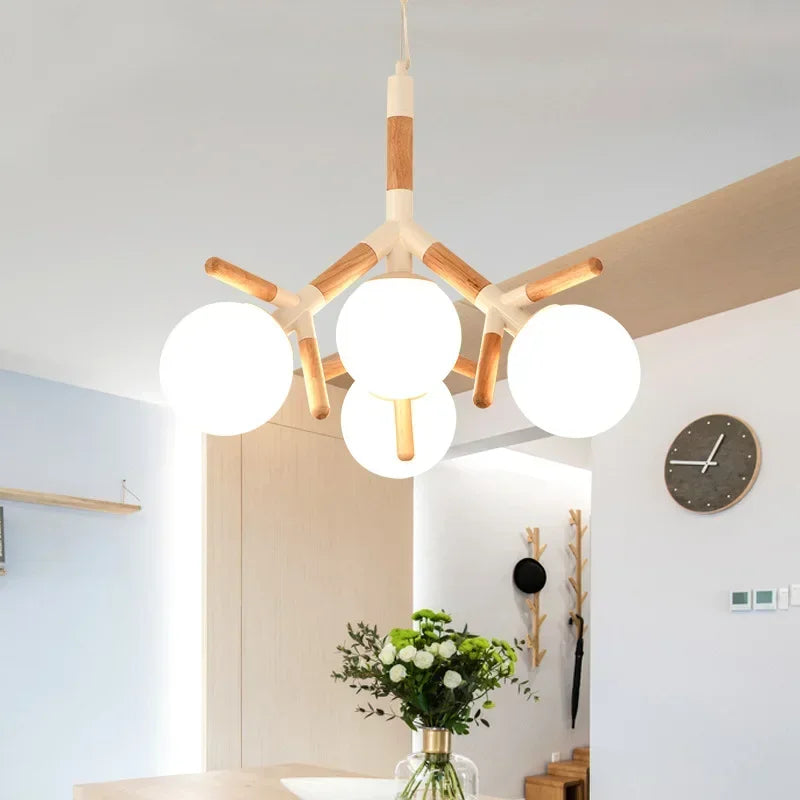 ثريا LED من DecorBites™: مصباح إضاءة معلق حديث لديكور المنزل لغرفة المعيشة والمطعم والمطبخ