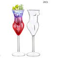 DecorBites™ Crystal Beauty Goblet Cup - Elegant Cocktail Glass for Wine and Champagne