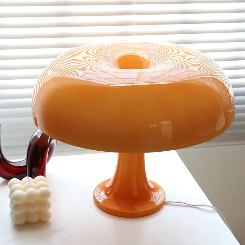 DecorBites™ Bedhead Night Light Mushroom Desk Lamp by Italian Danish Designer