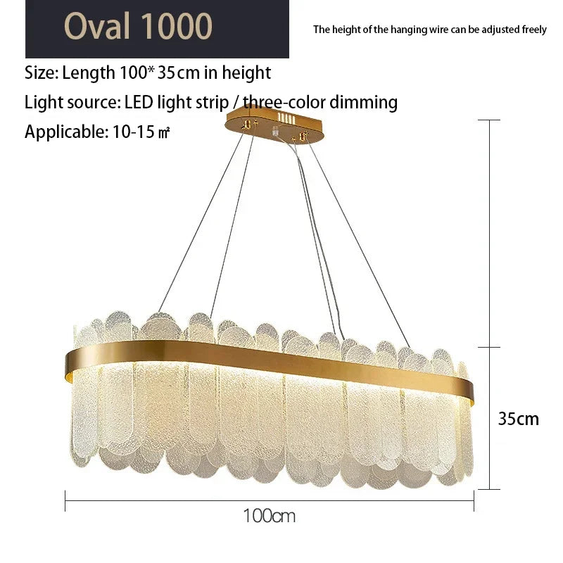 ثريا كريستالية LED من DecorBites™: مصباح سقف دائري حديث لغرفة المعيشة وغرفة النوم والفنادق