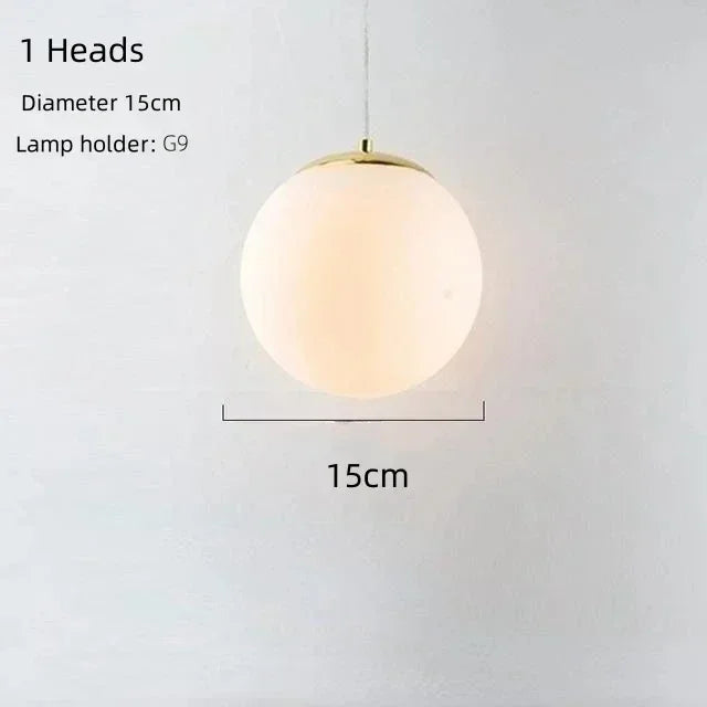DecorBites™ Bean Glass Chandelier: Modern Magic Lighting for Kitchen Living Room Bedroom