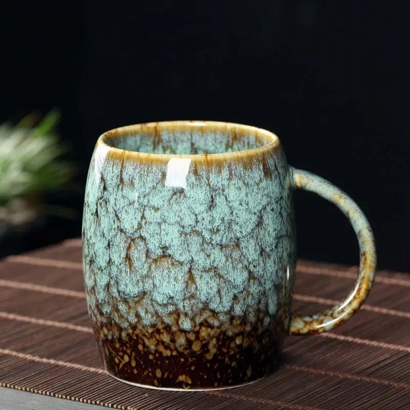 DecorBites™ 480ml Ceramic Mug - Kiln Change Coffee Cup - Porcelain Tea Mugs - Wholesale Drinkware