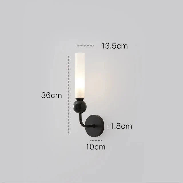 DecorBites™ Copper Wall Lamp: Modern Nordic Marble Pendant Light for Living Room & Bedroom