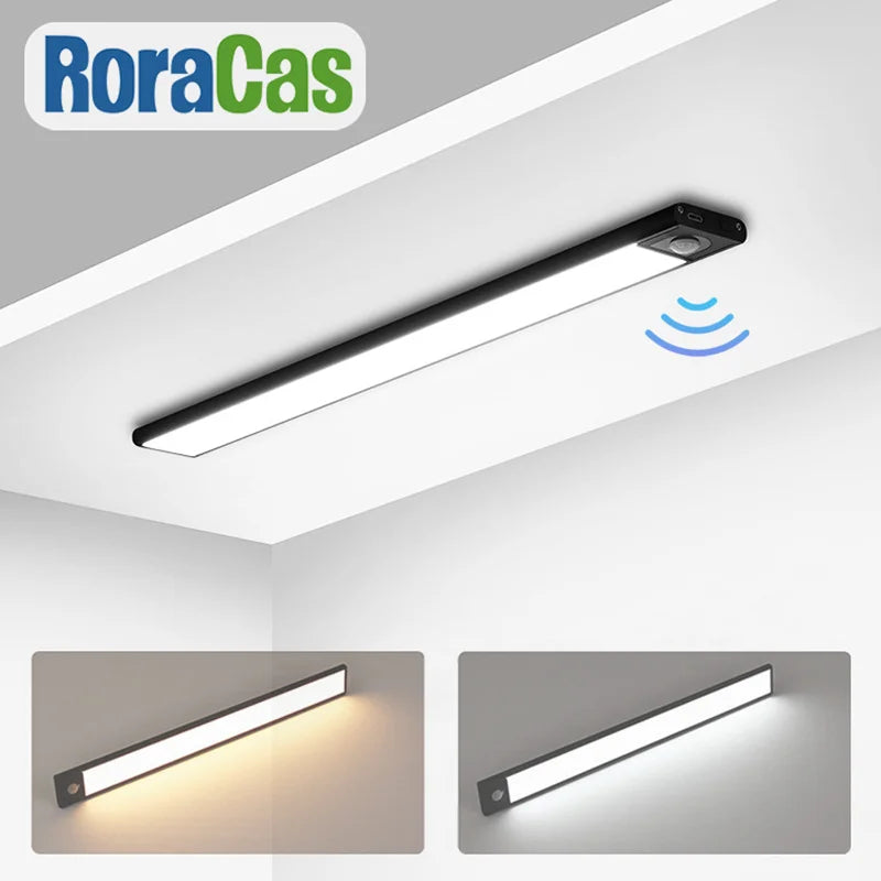 شريط إضاءة LED لخزانة ديكور بايتس™ بمستشعر حركة ومغناطيس للملابس والمطبخ