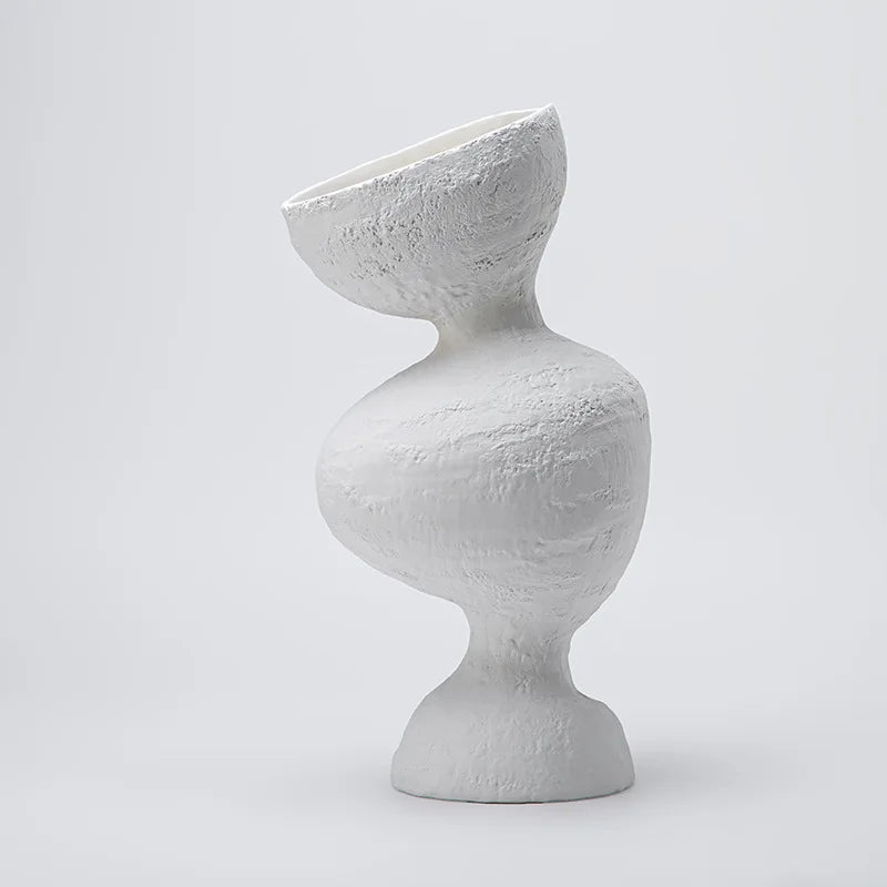 DecorBites™ Geometric Abstract Ceramic Vase Skew Furnishing Articles Room Decoration Accessories