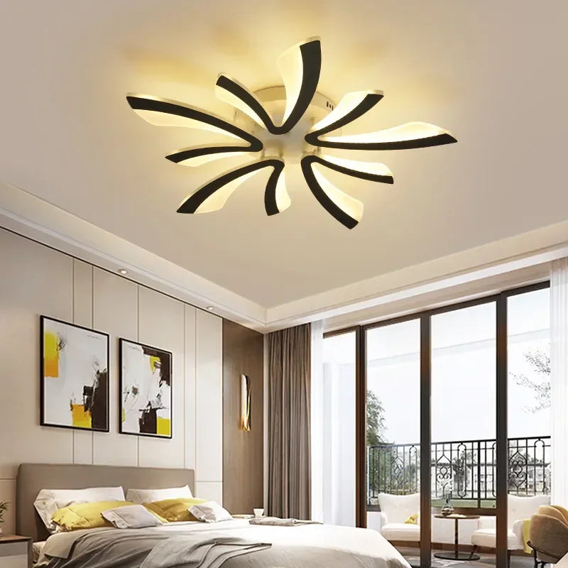 ثريا سقف LED DecorBites™ مع جهاز تحكم عن بعد لديكور المنزل