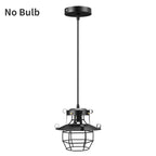 Industrial Restaurant Chandelier Retro Nostalgic Creative Bar Aisle Corridor Hanging Lamps Dining Bedroom Pendant Light