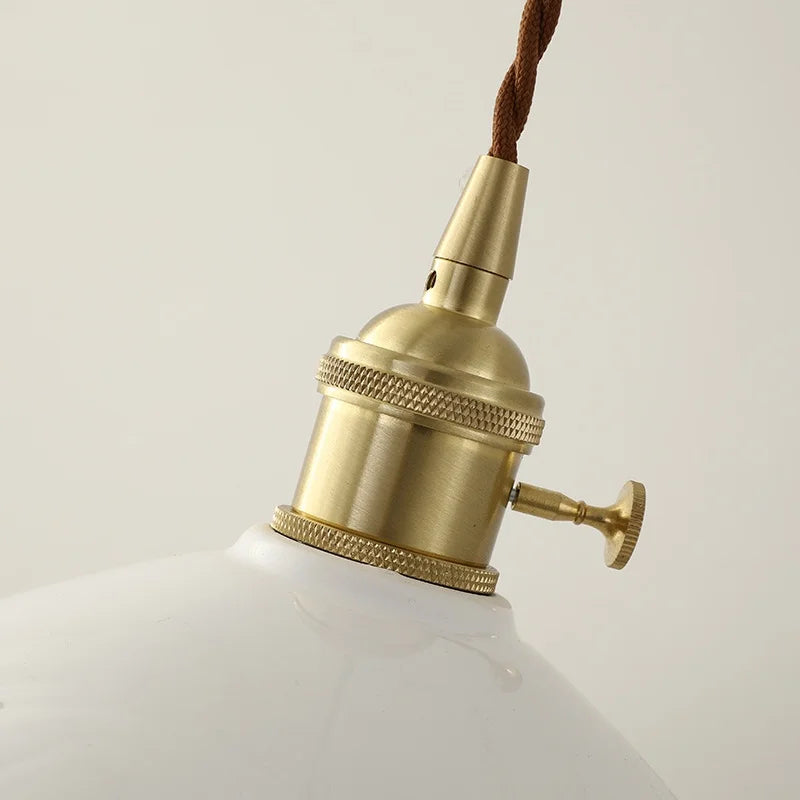 DecorBites™ Ceramic Knob Switch LED Pendant Light, Nordic Modern Hang Lamp