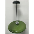 French Cream Flying Saucer Metal Pendant Light