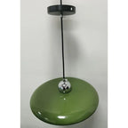French Cream Flying Saucer Metal Pendant Light