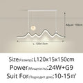ثريا DecorBites™ LED: مصباح سقف متدلي بتصميم عصري بسيط لغرفة الطعام والمطبخ وإضاءة المنزل