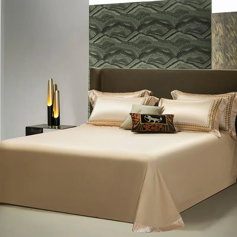 DecorBites™ 1200TC Egyptian Cotton Embroidery Bedding Set - Queen King Size Bedlinens