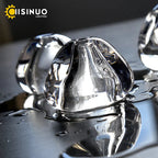 Crystal Ball Staircase Pendant Light in Brushed Stainless