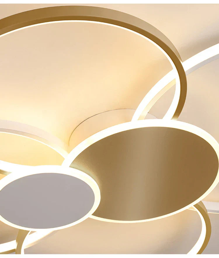 DecorBites™ Acrylic Chandelier Light Modern Minimalist Ceiling Lamp for Living Dining Bedroom
