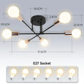 DecorBites™ ثريا سقف LED معلقة لغرفة المعيشة والمطبخ وديكور المنزل