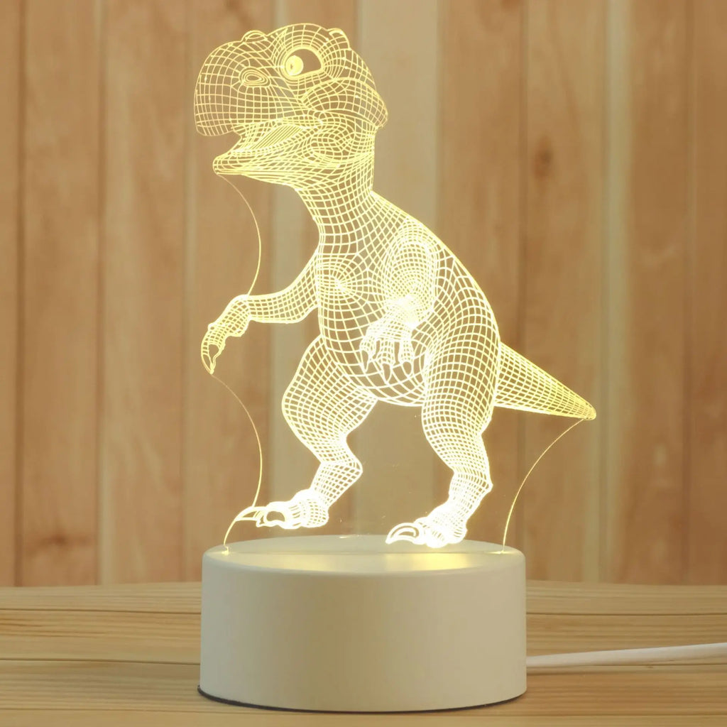 DecorBites™ 3D Acrylic Night Lamp | Boys Girls Gift Decor Bedroom Table Light