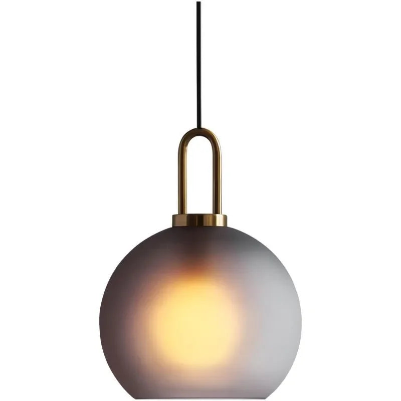 DecorBites™ Glass Ball Pendant Light Fixture for Kitchen Dining Room Bedroom Lighting