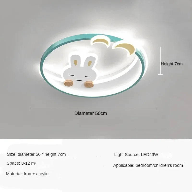 ثريا DecorBites™ LED للأطفال: مصباح سقف غرفة نوم الأطفال للدراسة وإضاءة العلية