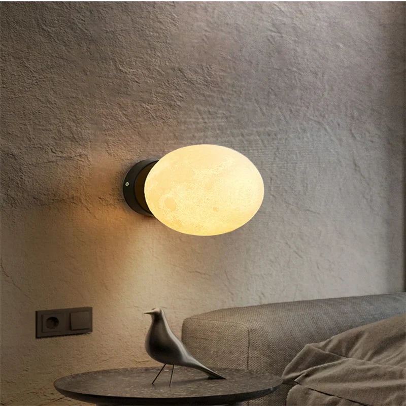 DecorBites™ Moon Floor Lamp LED Living Room Study Bedroom Tripod Wall Light