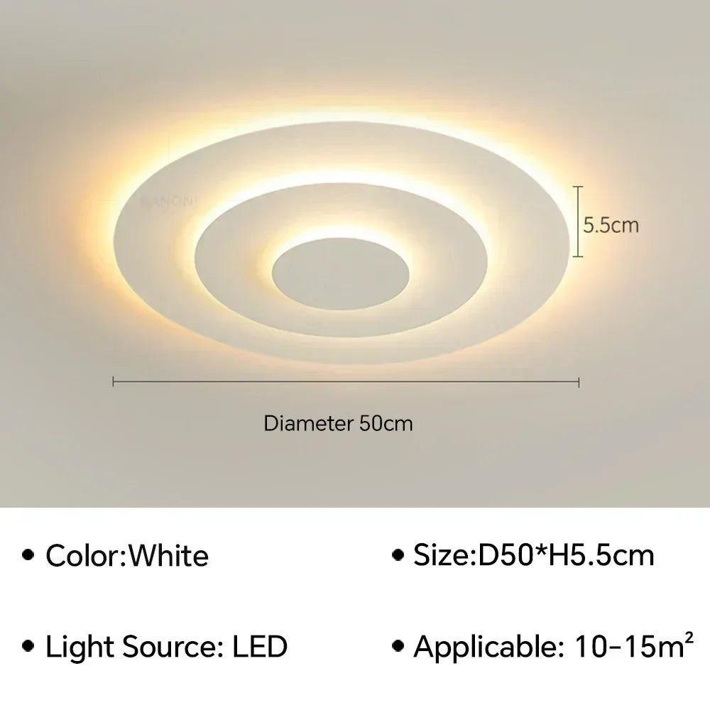 DecorBites™ ثريا سقف LED لغرفة المعيشة وغرفة النوم