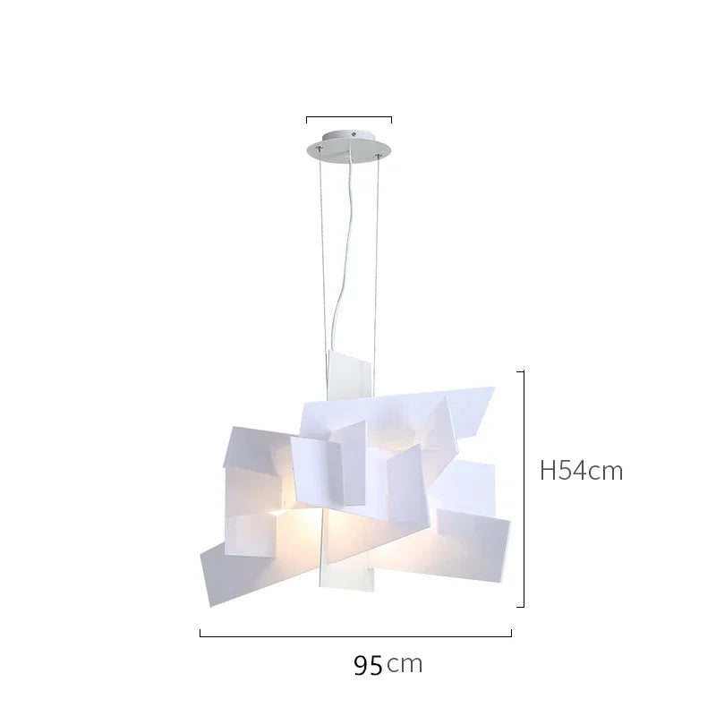 DecorBites™ Big Bang LED Pendant Lamp, Stacking Creative Lights Art Decor, 95cm Diameter