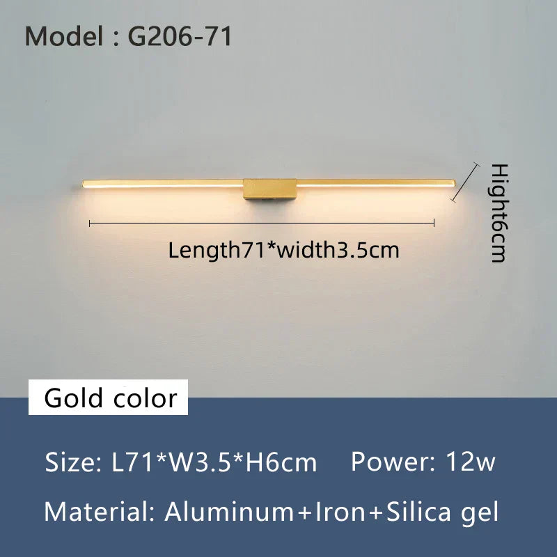 DecorBites™ مرايا حمام LED مع إضاءة، مصابيح جدارية، وتجهيزات إضاءة للمغاسل