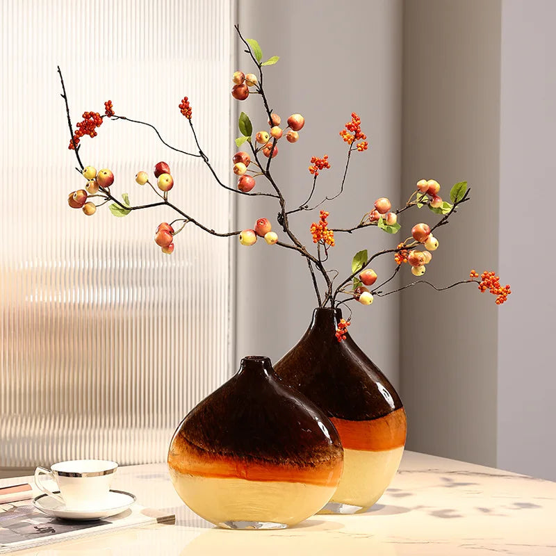 DecorBites™ Gradient Glass Vase Hydroponics Terrarium Flower Home Decor