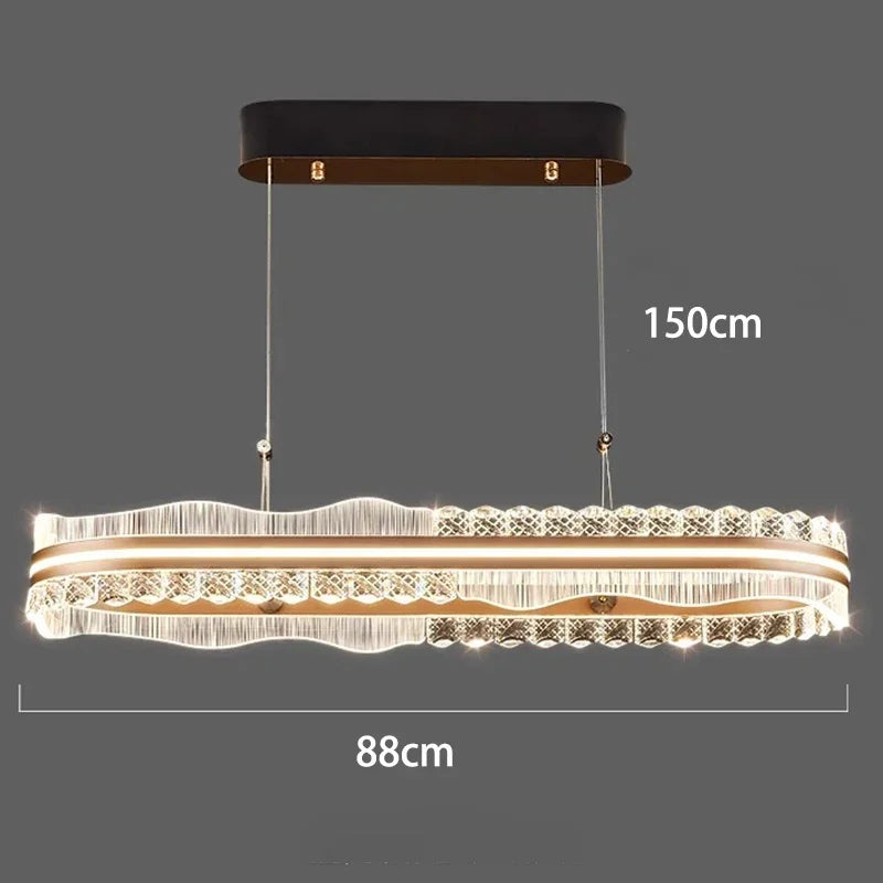ثريات DecorBites™ LED متدلية للديكورات المنزلية الحديثة والإضاءة الداخلية