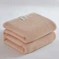 DecorBites™ Cotton Honeycomb Towel Blanket for Single Double - Breathable Cozy Sofa Cover