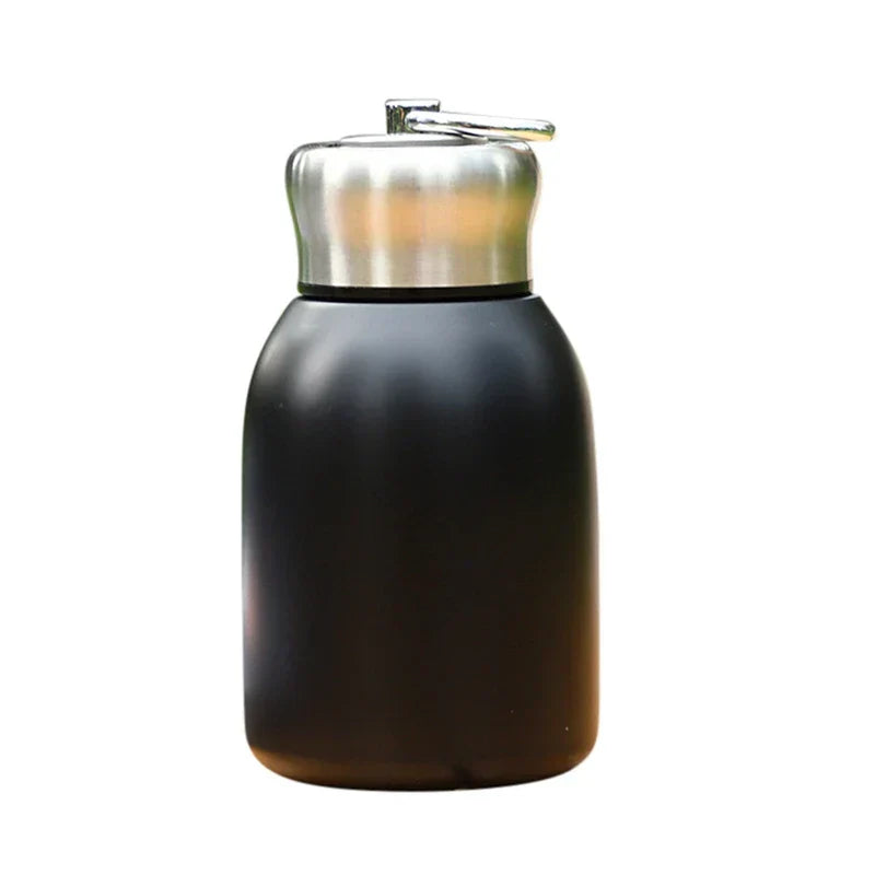 DecorBites™ 300ml Mini Coffee Vacuum Flask Stainless Steel Travel Water Bottle